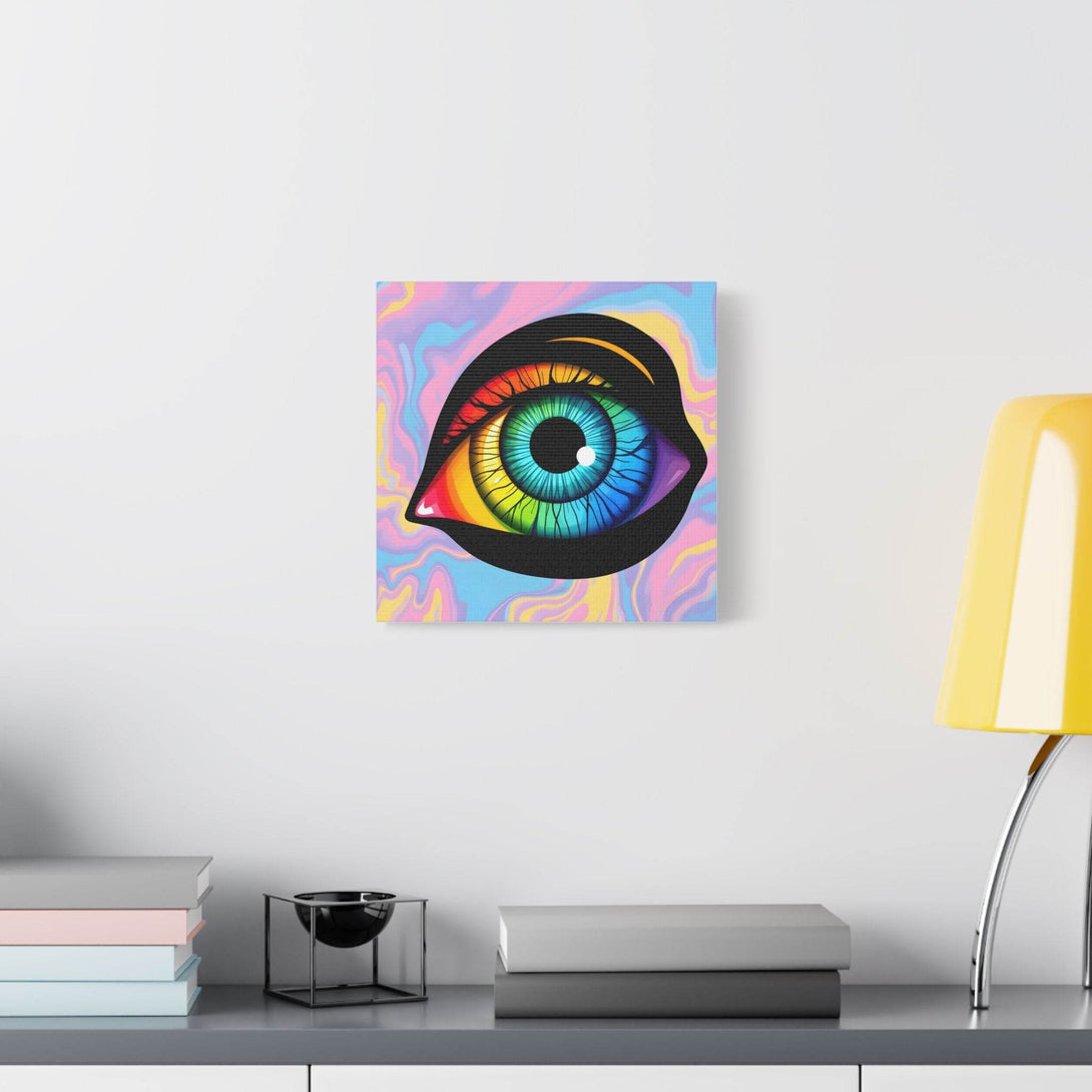 PsEyeFlow 4 - Chromatic Vision. (Satin Canvas, Stretched) - Highdellic