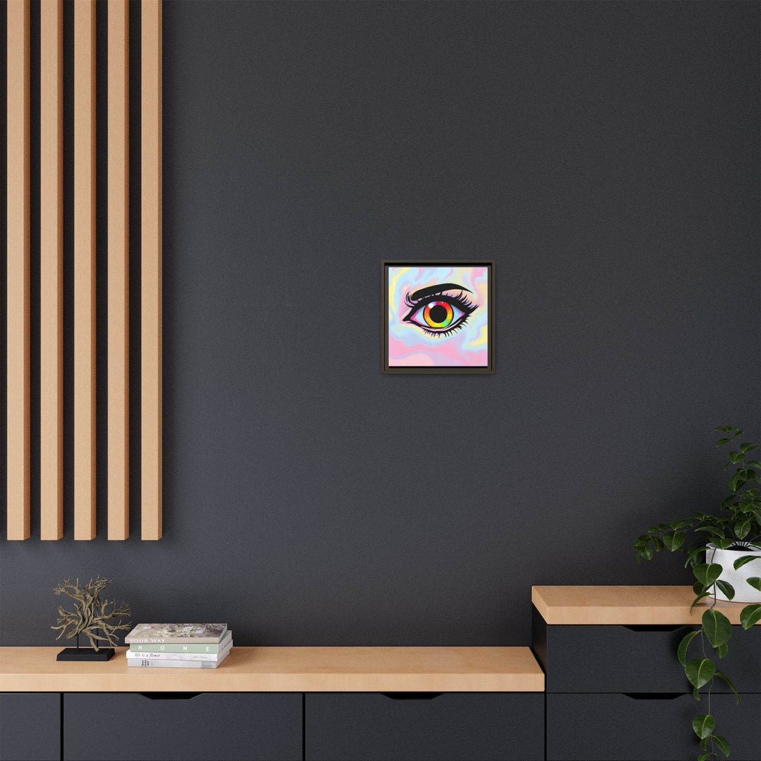 PsEyeFlow #35 - Spectrum Sentinel on Framed Matte Canvas (multi colour) - Highdellic