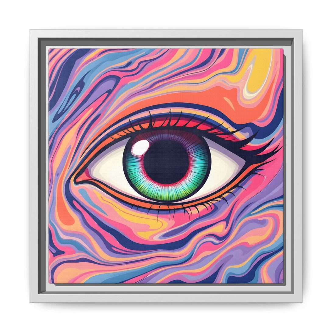 PsEyeFlow #26 - Vivid Echo - (Matte Canvas, Framed (Multi-color)) - Highdellic
