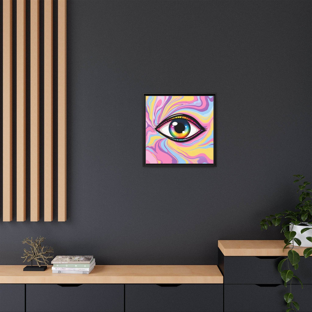 PsEyeFlow #29 - Spectrum Gaze.b (Matte Canvas, Framed (Multi-color)) - Highdellic