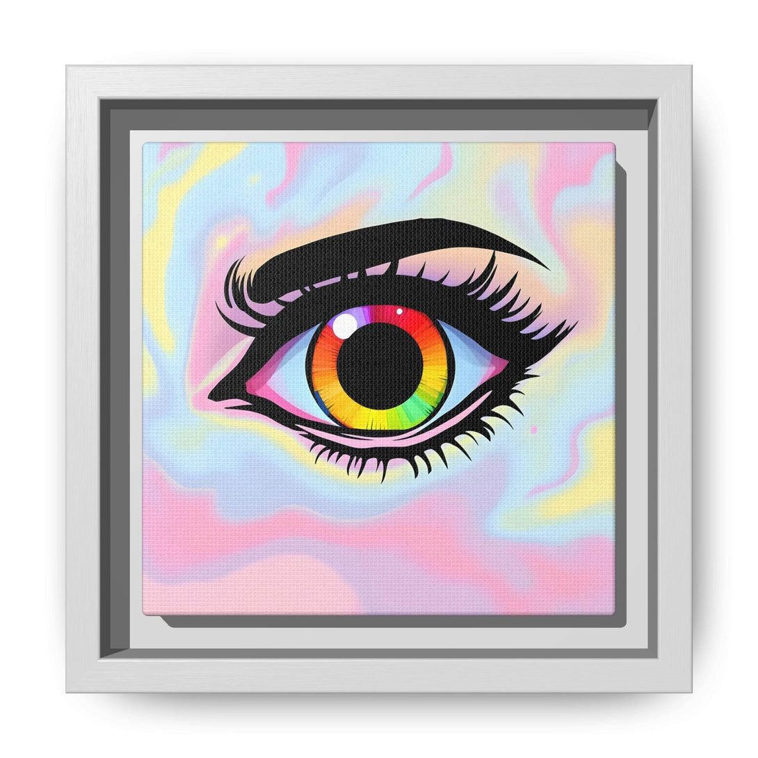 PsEyeFlow #35 - Spectrum Sentinel on Framed Matte Canvas (multi colour) - Highdellic