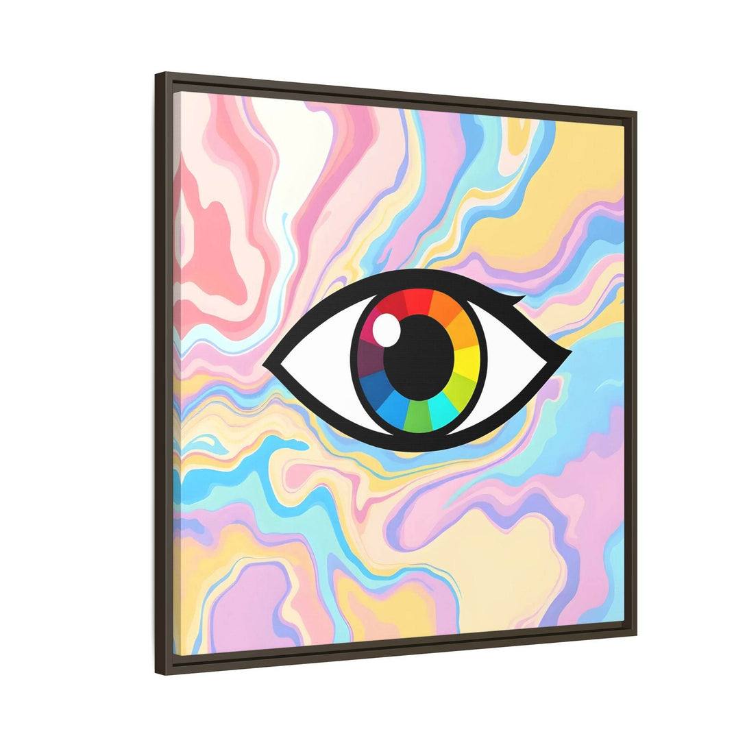 PsEyeFlow #30 - Spectrum Vision (Matte Canvas, Framed (Multi-color)) - Highdellic