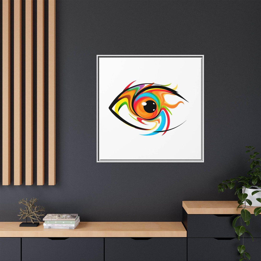 PsEyeGo 4 – Inferno Vision on Framed Matte Canvas (Multi-color) - Highdellic