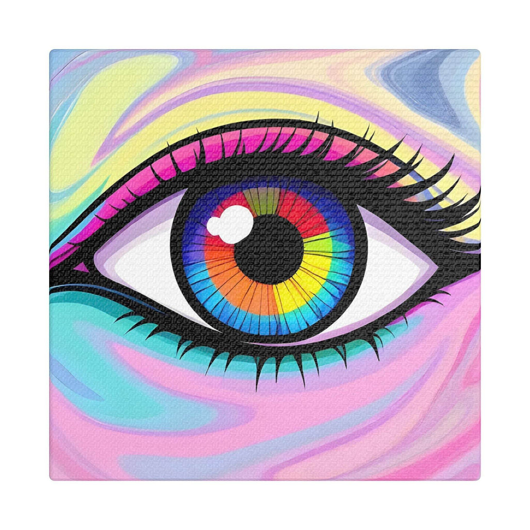 PsEyeFlow #8 - Radiant Vision. (Satin Canvas, Stretched) - Highdellic