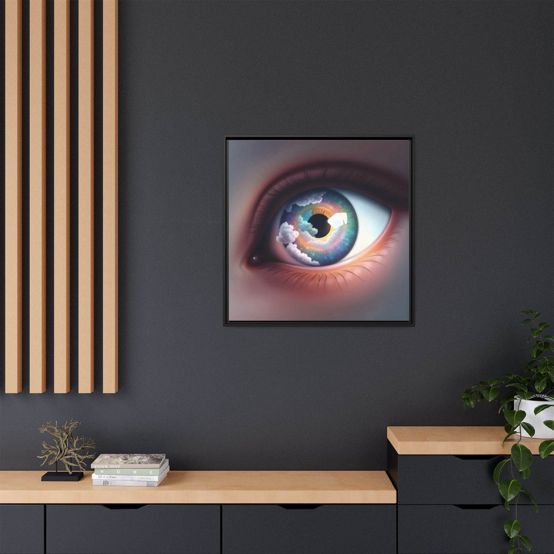 PsEyeDream #2 - Celestial Vision on Framed Matte Canvas - Highdellic
