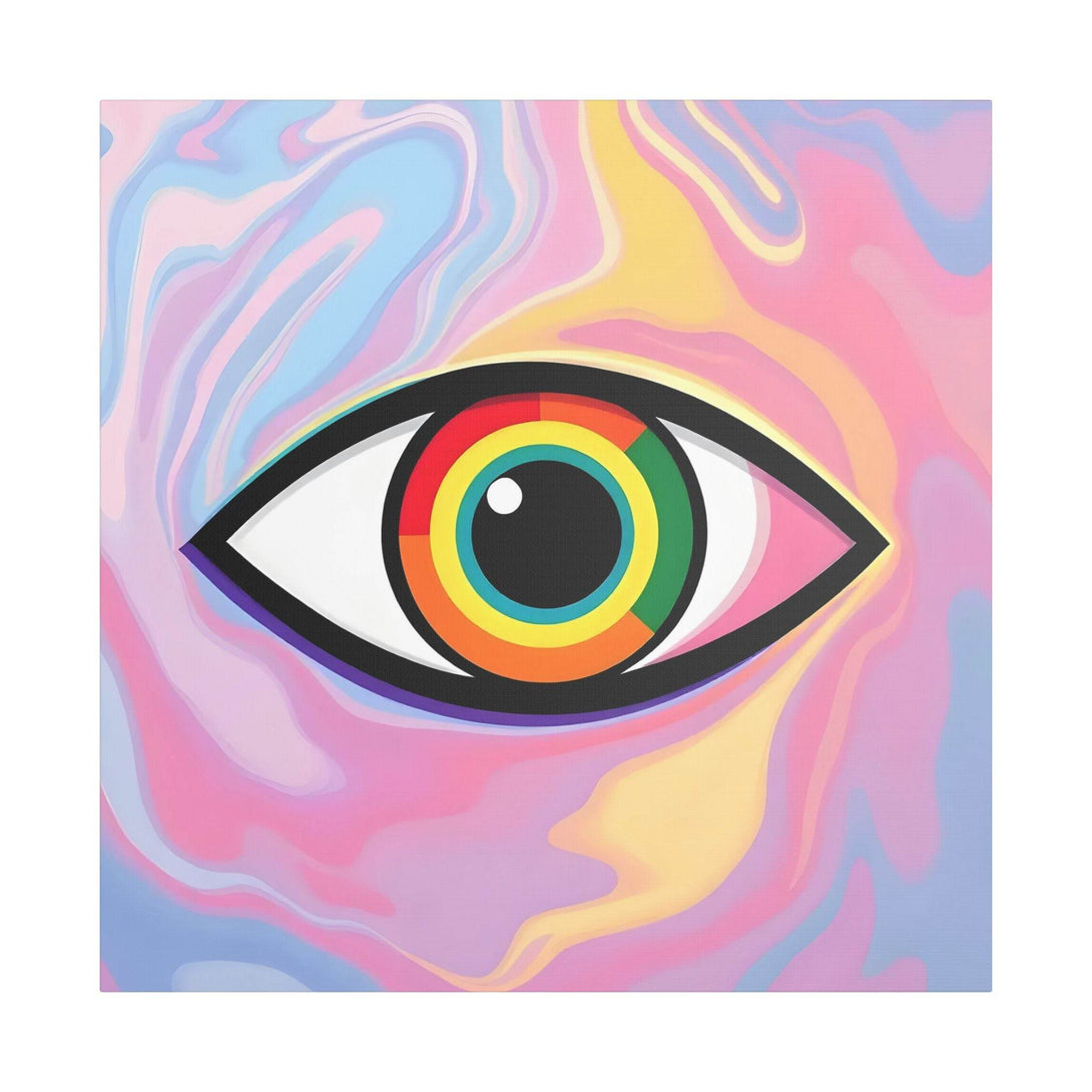 PsEyeFlow #6 - Vortex Vision. (Satin Canvas, Stretched) - Highdellic
