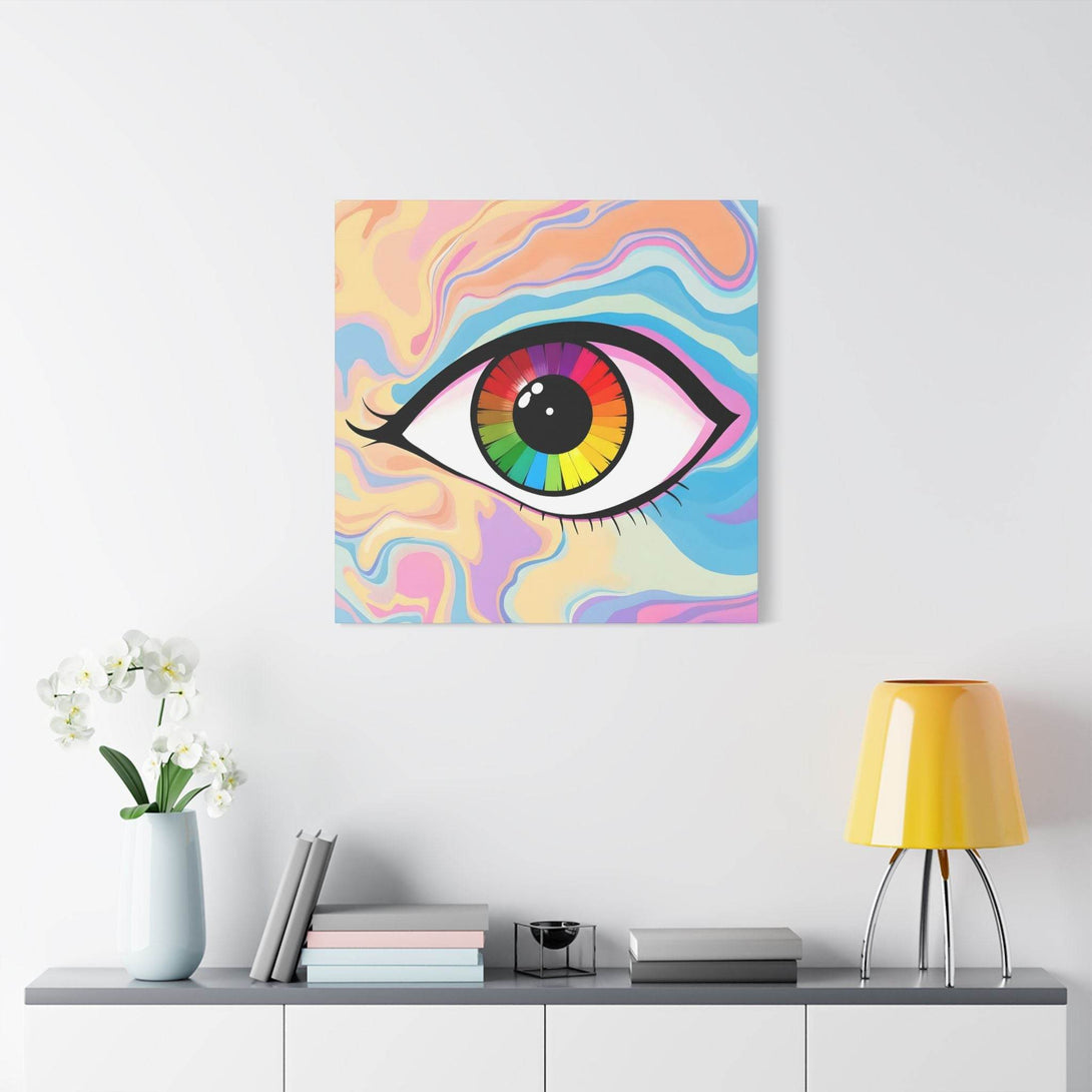 PsEyeFlow #1 – Prism Vision. (Satin Canvas, Stretched) - Highdellic