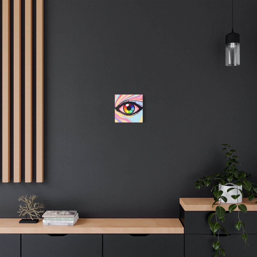 PsEyeFlow #15 - Chromatic Dream. (Satin Canvas, Stretched) - Highdellic
