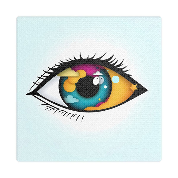 PsEyeDream #8 – Eye of Daydream (Stretched Satin Canvas)