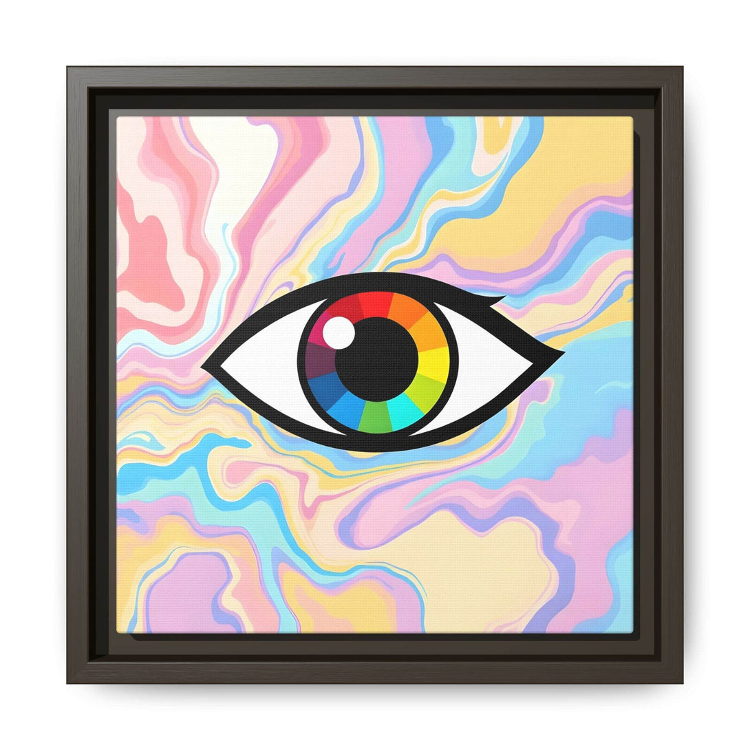PsEyeFlow #30 - Spectrum Vision (Matte Canvas, Framed (Multi-color)) - Highdellic