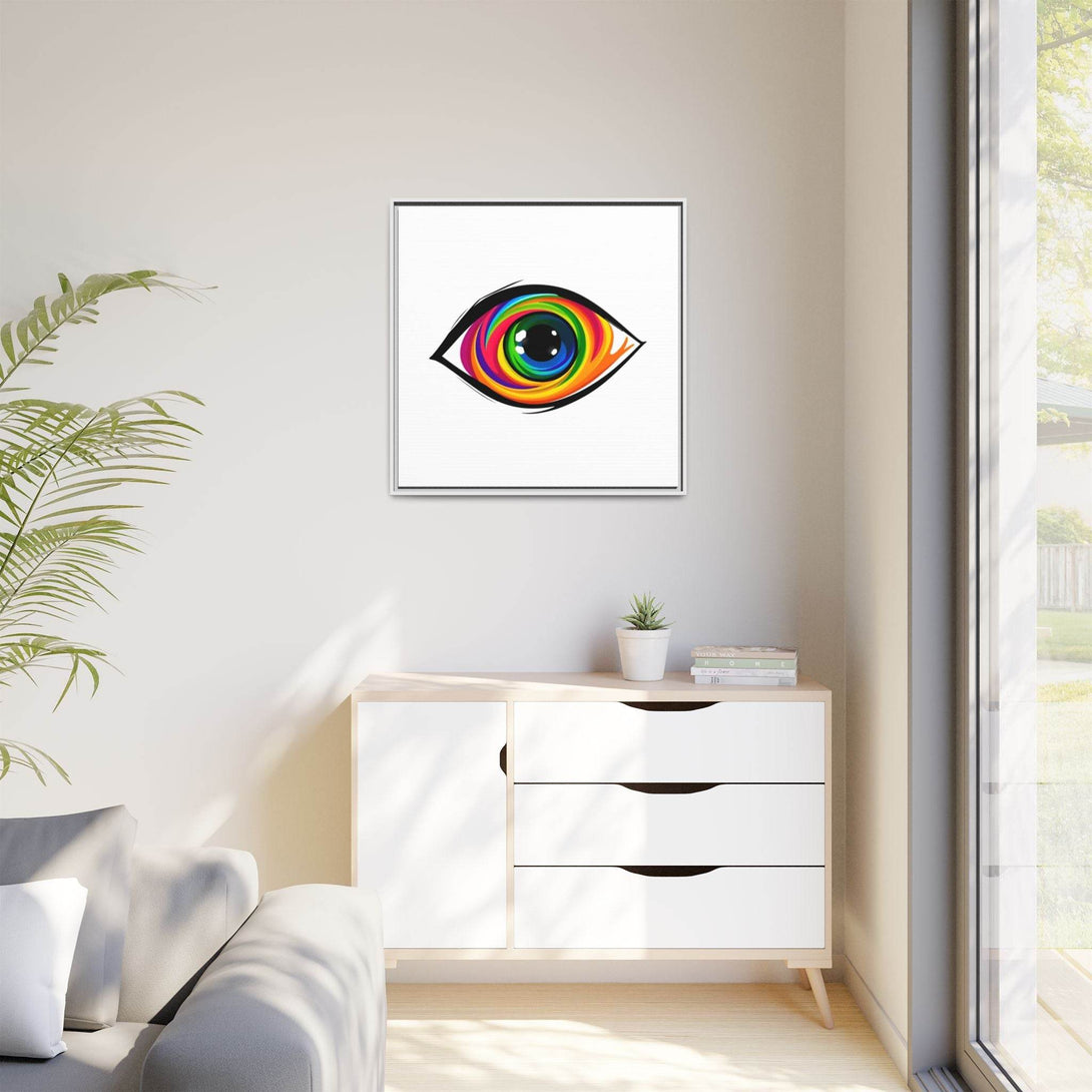 PsEyeGo 1 – Vortex Vision on Framed Matte Canvas (Multi-color) - Highdellic