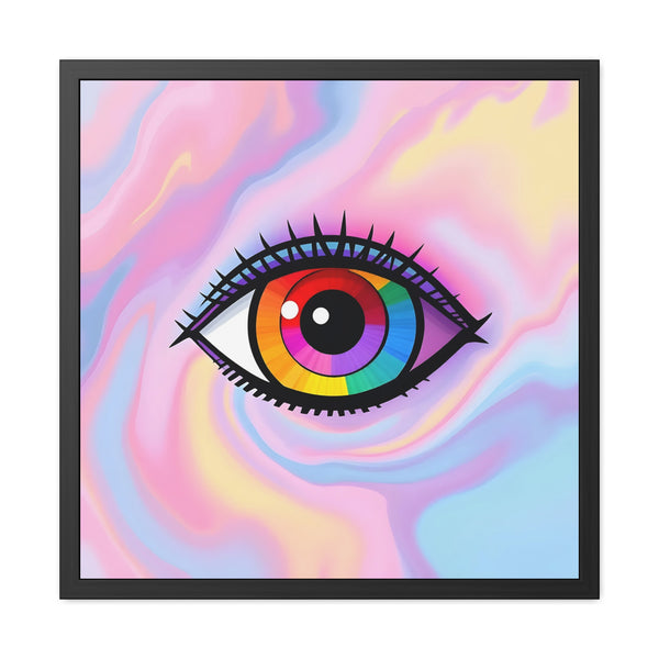 PsEyeFlow #11 - Spectrum Awakening (Framed Poster)
