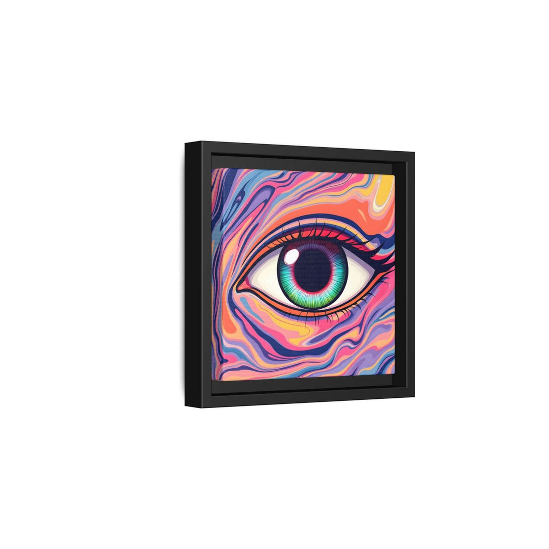 PsEyeFlow #26 - Vivid Echo - (Matte Canvas, Framed (Multi-color)) - Highdellic