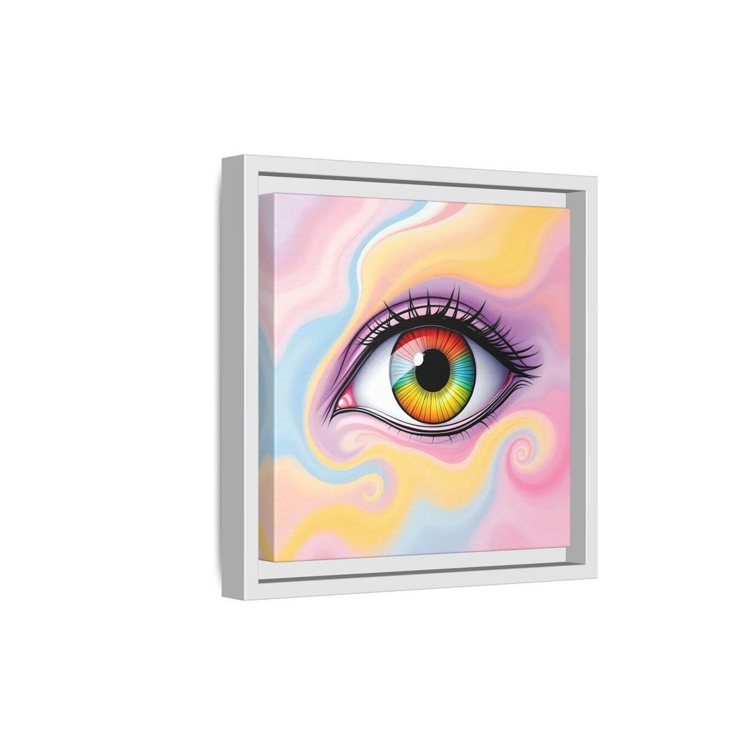 PsEyeFlow #36 – The Whispering Spiral on Framed Matte Canvas - Highdellic