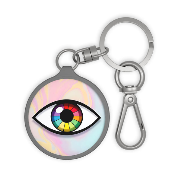 HIghdellic Flow #5 - Prism Stare (Keyring Tag)