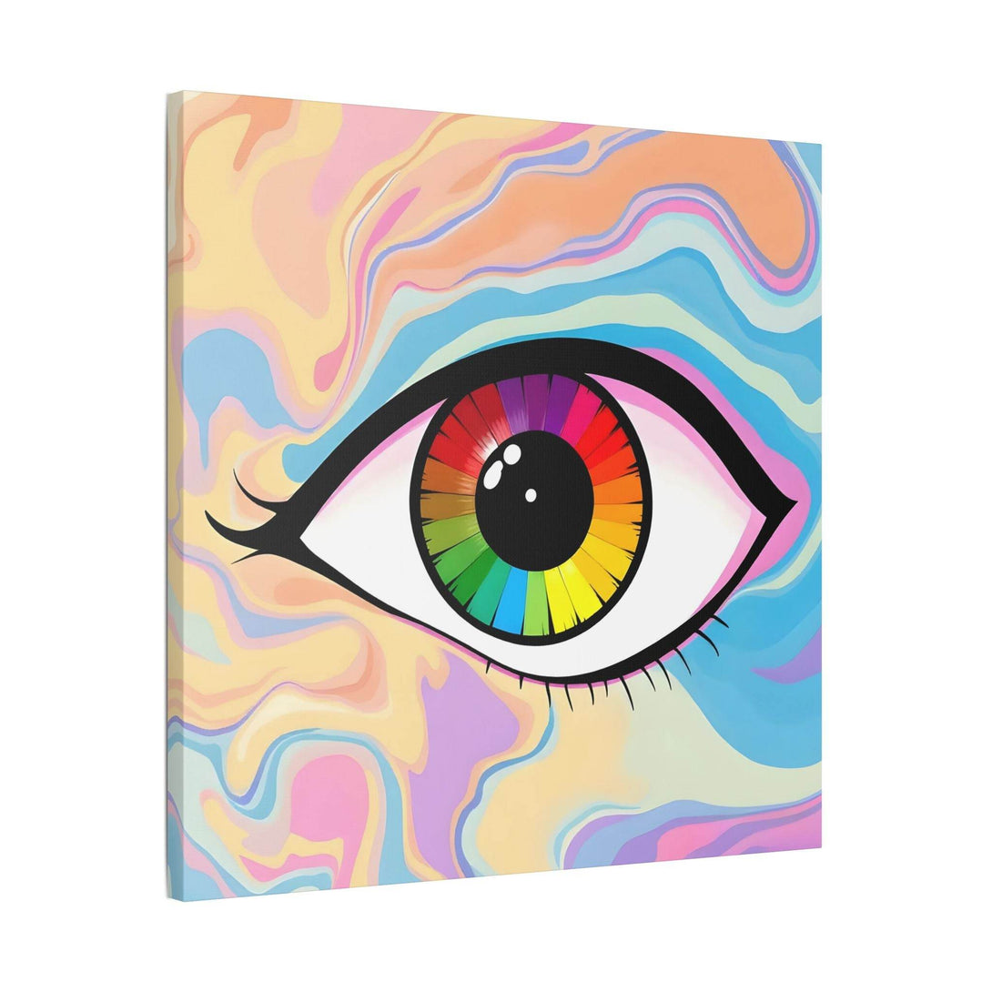 PsEyeFlow #1 – Prism Vision. (Satin Canvas, Stretched) - Highdellic