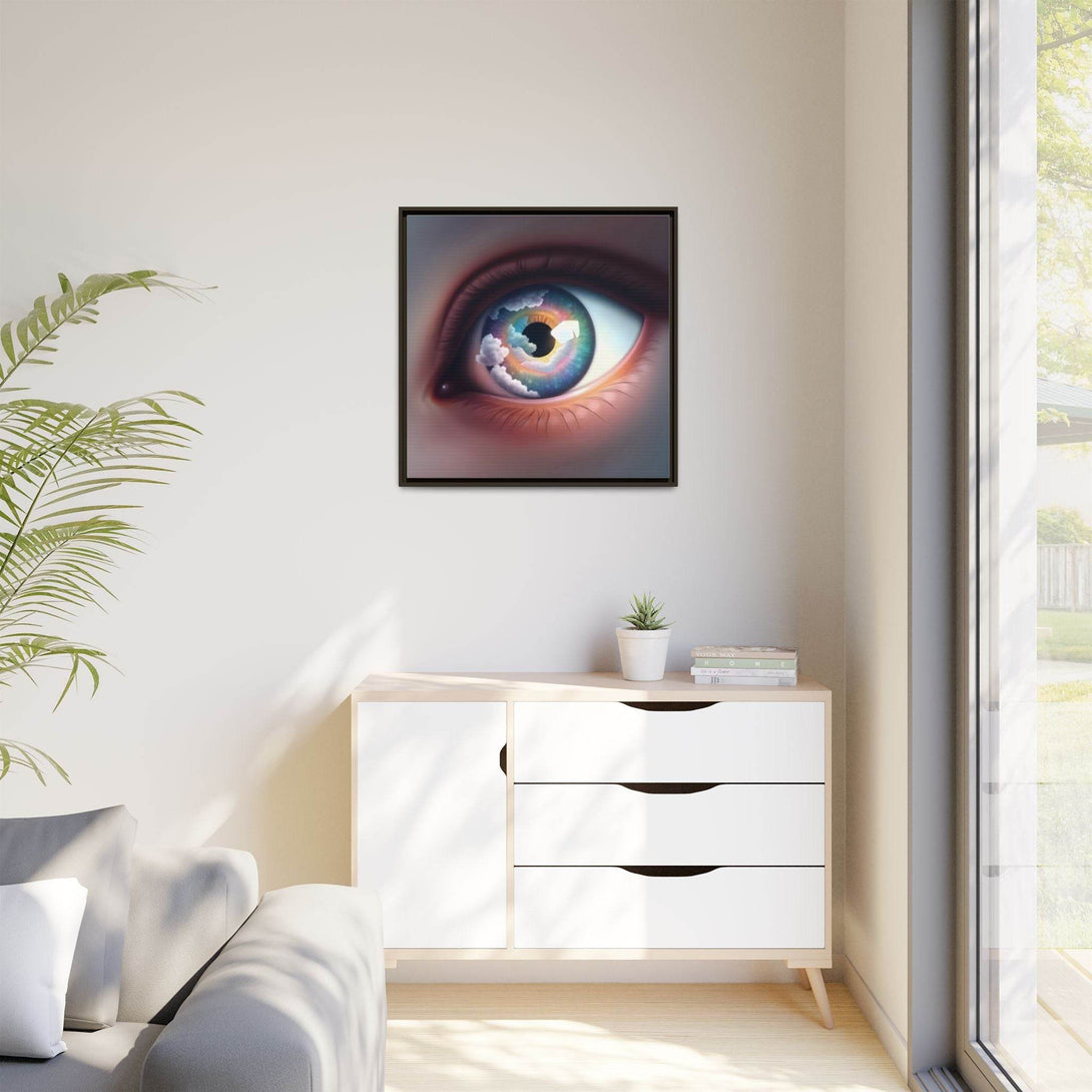 PsEyeDream #2 - Celestial Vision on Framed Matte Canvas - Highdellic