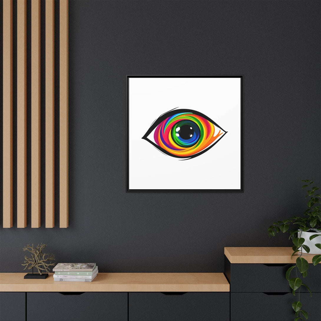 PsEyeGo 1 – Vortex Vision on Framed Matte Canvas (Multi-color) - Highdellic