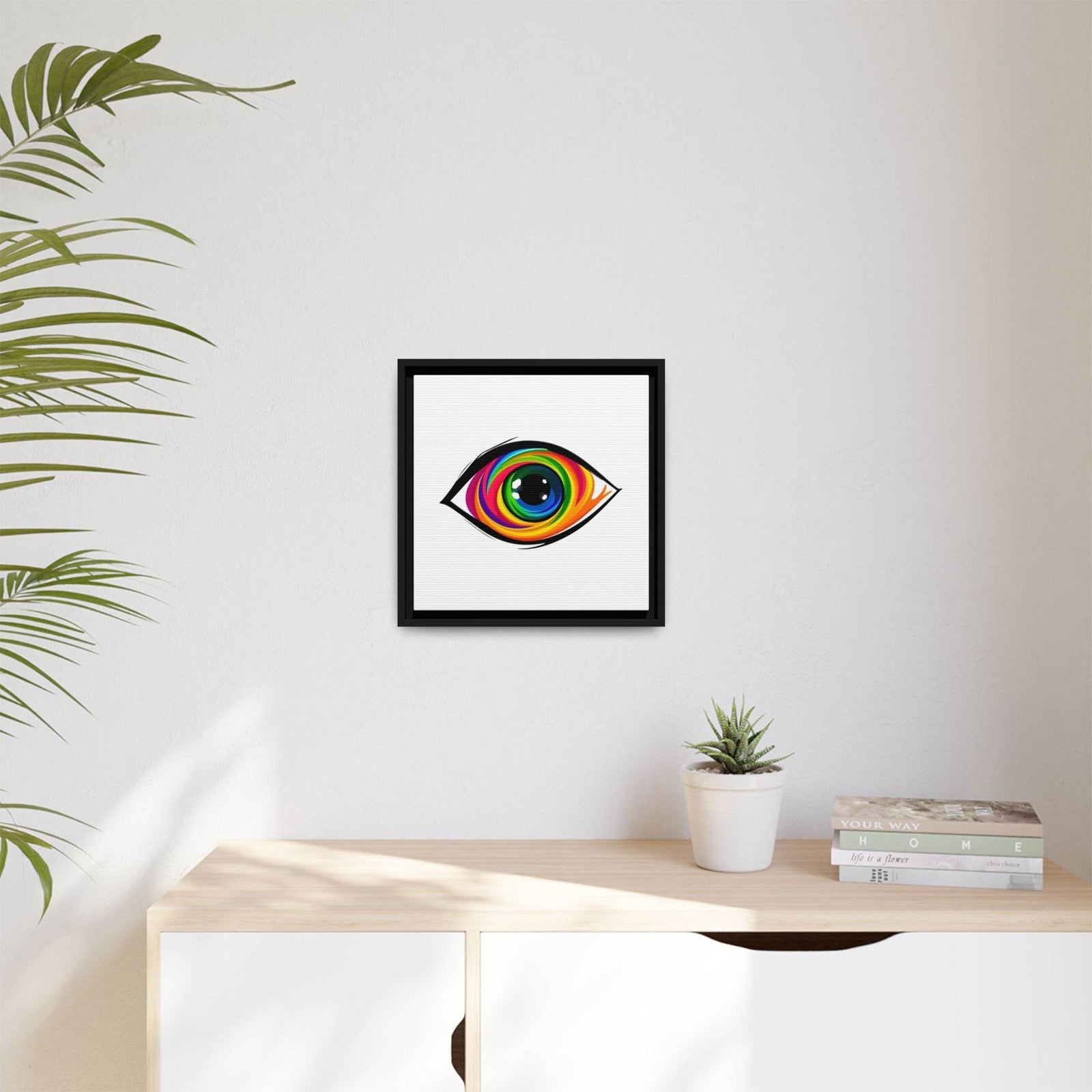 PsEyeGo 1 – Vortex Vision on Framed Matte Canvas (Multi-color) - Highdellic