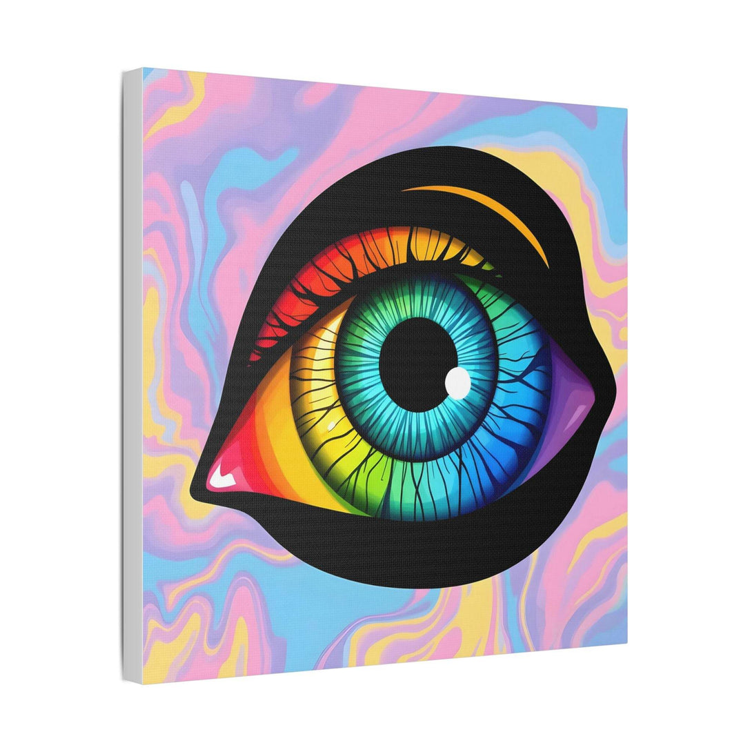 PsEyeFlow 4 - Chromatic Vision. (Satin Canvas, Stretched) - Highdellic