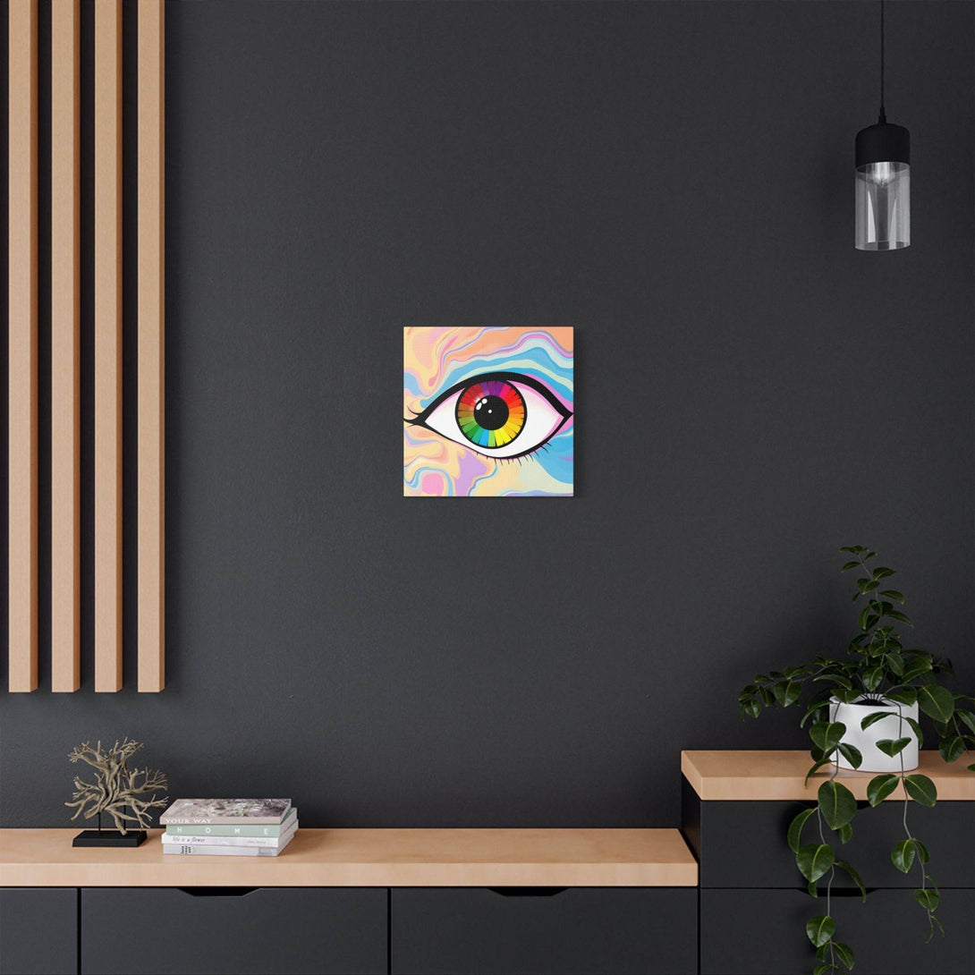PsEyeFlow #1 – Prism Vision. (Satin Canvas, Stretched) - Highdellic