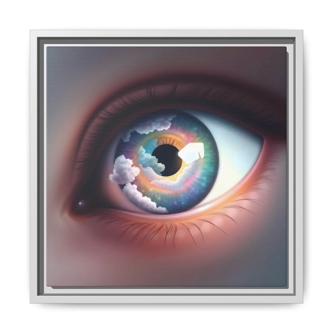 PsEyeDream #2 - Celestial Vision on Framed Matte Canvas - Highdellic
