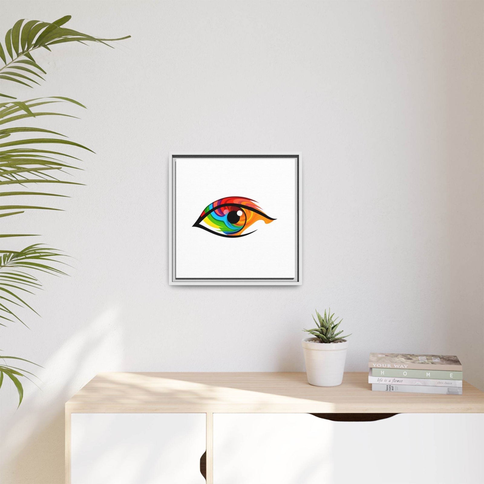 PsEyeGo 2 – Prism Gaze Vision on Framed Matte Canvas (Multi-color) - Highdellic