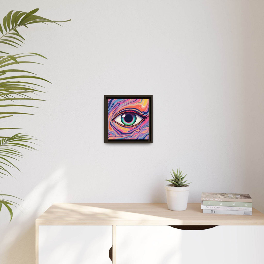 PsEyeFlow #26 - Vivid Echo - (Matte Canvas, Framed (Multi-color)) - Highdellic