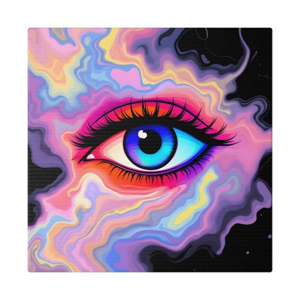 PsEyeFlow #23 - Nebula Gaze  (Classic Stretched Canvas)