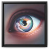 PsEyeDream #2 - Celestial Vision on Framed Matte Canvas - Highdellic