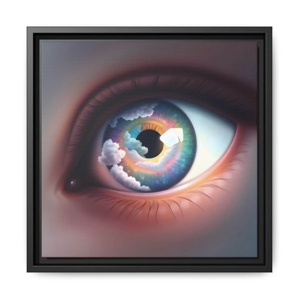 PsEyeDream #2 - Celestial Vision on Framed Matte Canvas - Highdellic