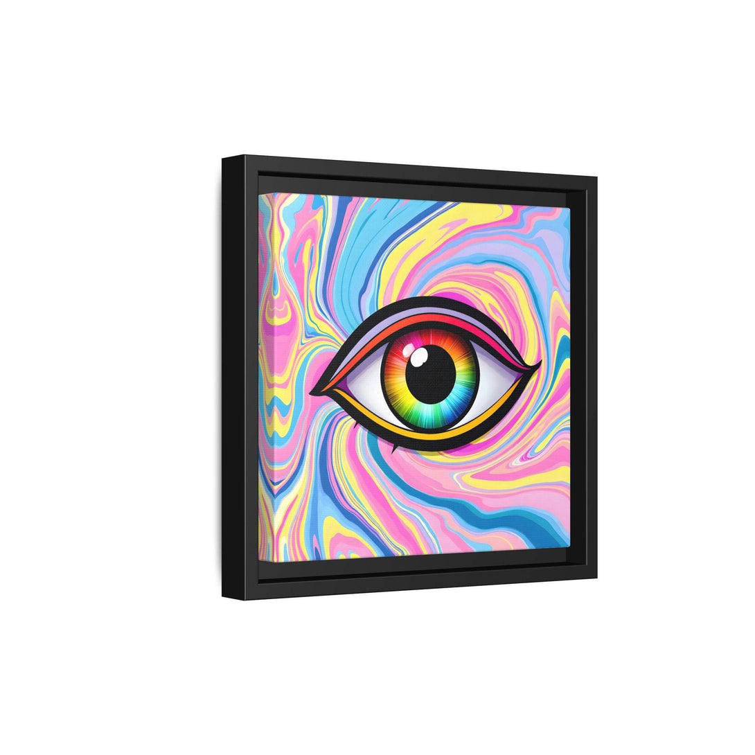 PsEyeFlow #31 - The Kaleidosoul on Framed Matte Canvas - Highdellic