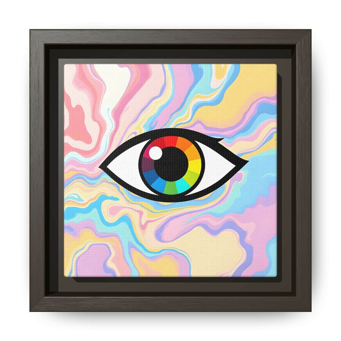 PsEyeFlow #30 - Spectrum Vision (Matte Canvas, Framed (Multi-color)) - Highdellic