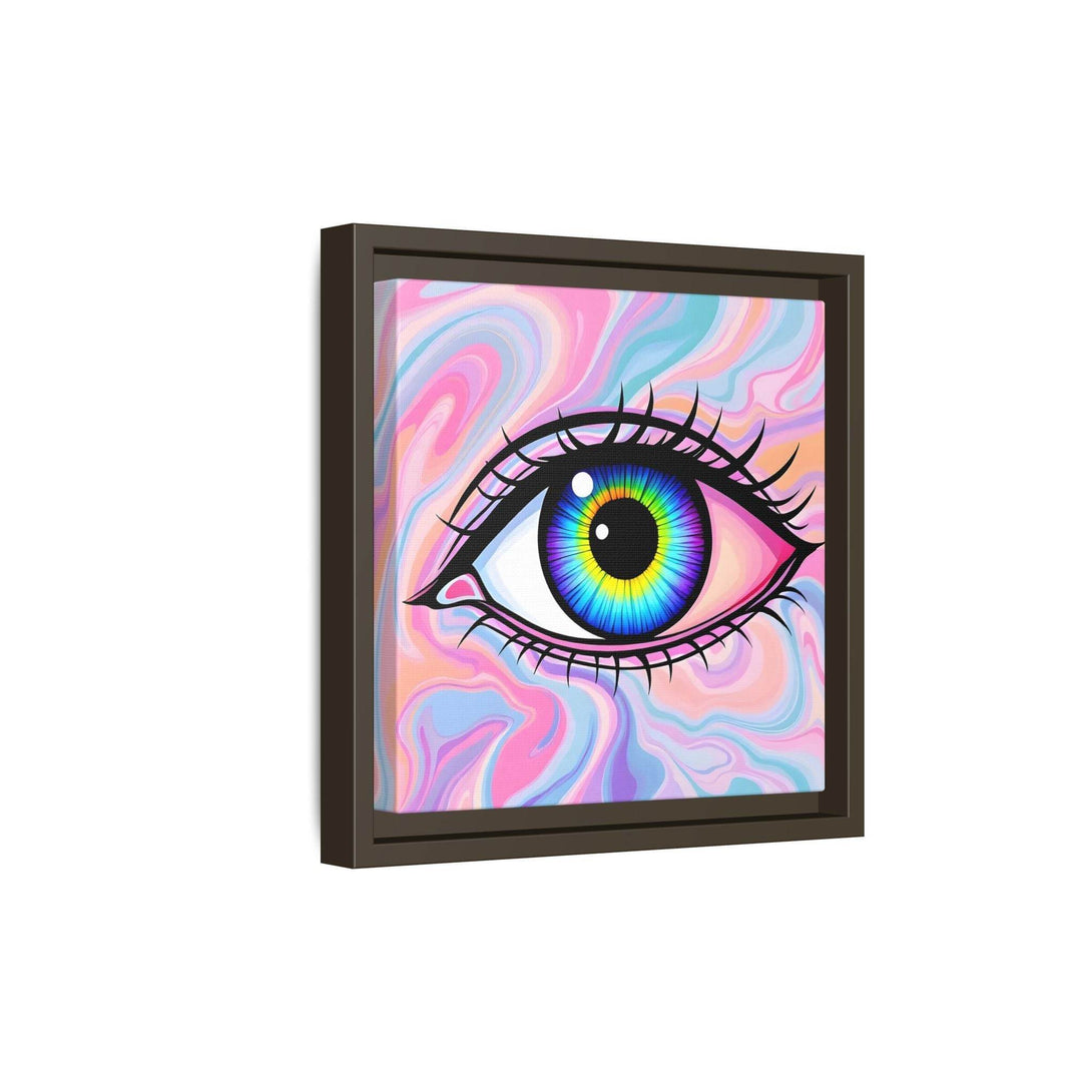 PsEyeFlow #3 – Vivid Mirage (Matte Canvas, Framed (Multi-color)) - Highdellic