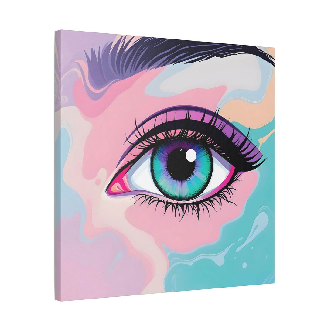 PsEyeFlow #2 – Lucid Gaze. (Satin Canvas, Stretched) - Highdellic