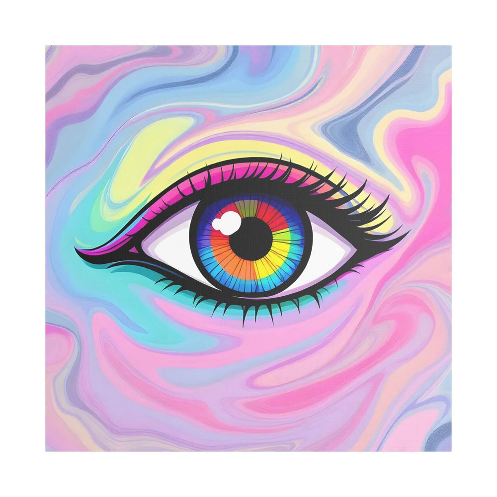 PsEyeFlow #8 - Radiant Vision. (Satin Canvas, Stretched)