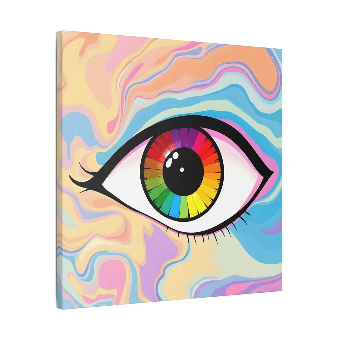 PsEyeFlow #1 – Prism Vision. (Satin Canvas, Stretched) - Highdellic