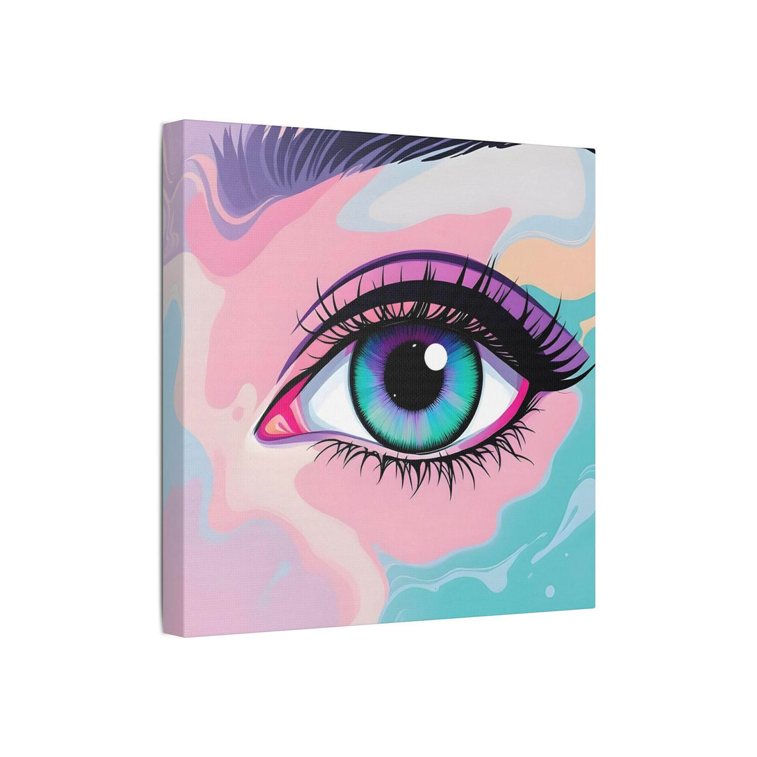 PsEyeFlow #2 – Lucid Gaze. (Satin Canvas, Stretched) - Highdellic