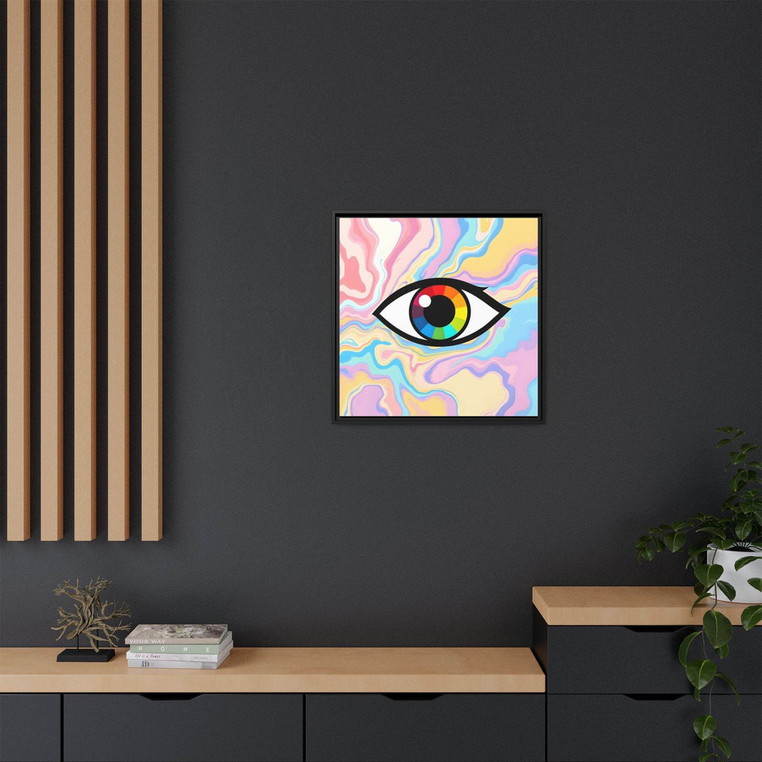 PsEyeFlow #30 - Spectrum Vision (Matte Canvas, Framed (Multi-color)) - Highdellic
