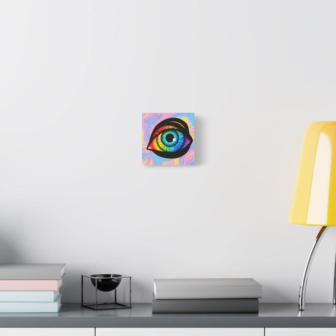 PsEyeFlow 4 - Chromatic Vision. (Satin Canvas, Stretched) - Highdellic