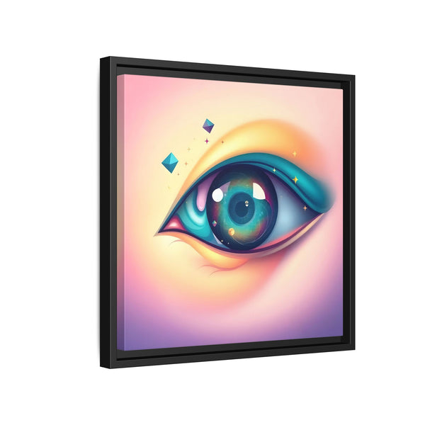 PsEyeDream #03 – Marbled Desert (Framed Matte Canvas)