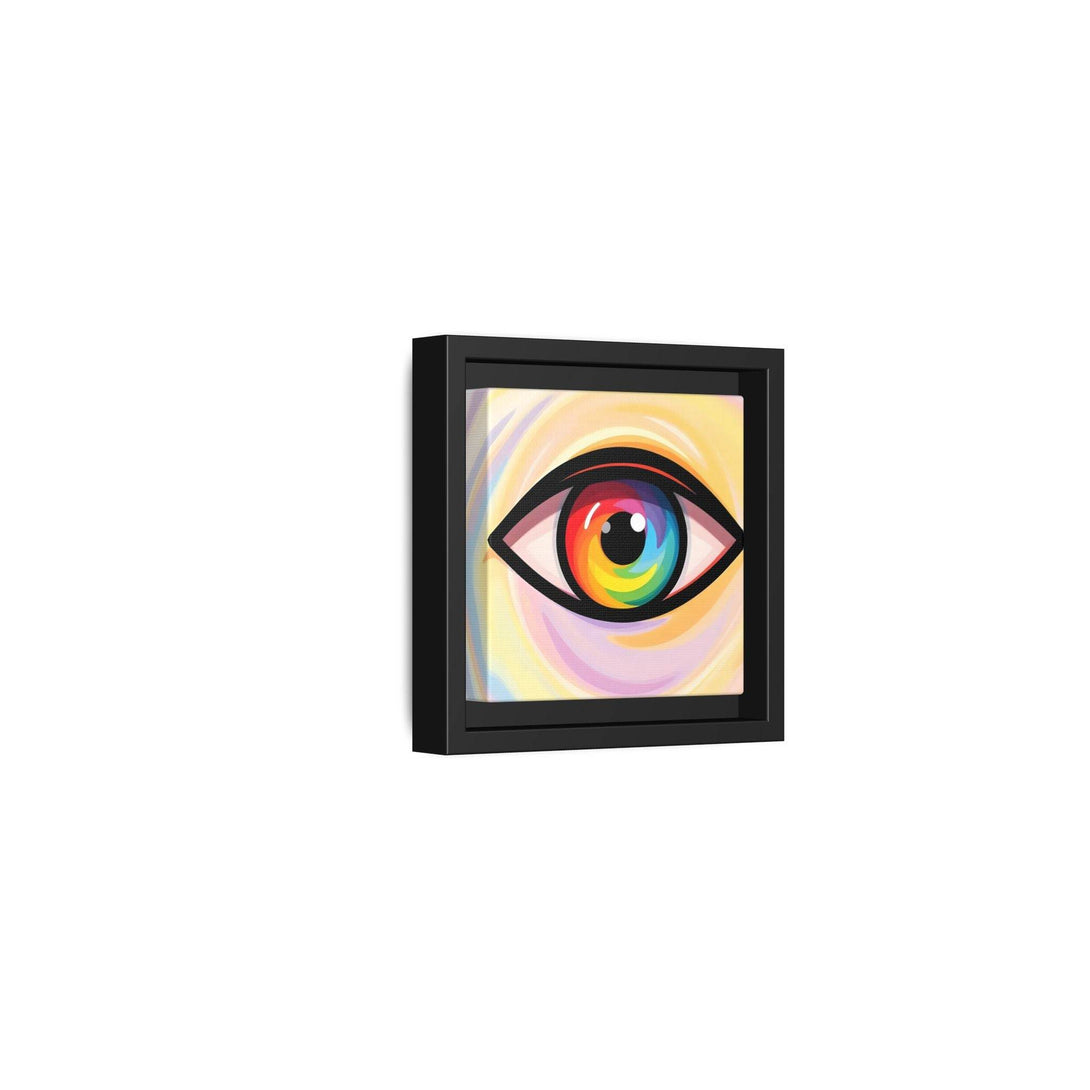 PsEyeFlow #18 - Ethereal Visionb. ( Colorful Framed Matte Canvas Decor ) - Highdellic
