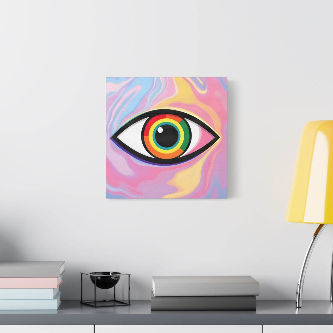 PsEyeFlow #6 - Vortex Vision. (Satin Canvas, Stretched) - Highdellic