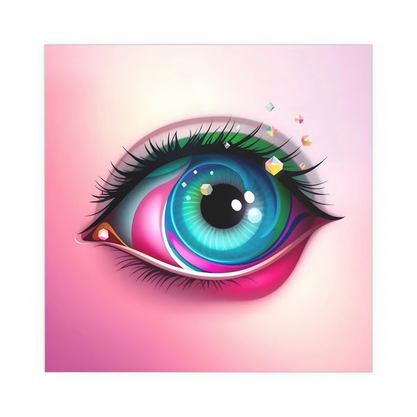 PsEyeDream #13 – Crystal Prism Gaze (Silk Posters)