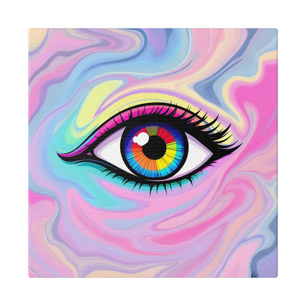 PsEyeFlow #8 - Radiant Vision (Classic Stretched Canvas)