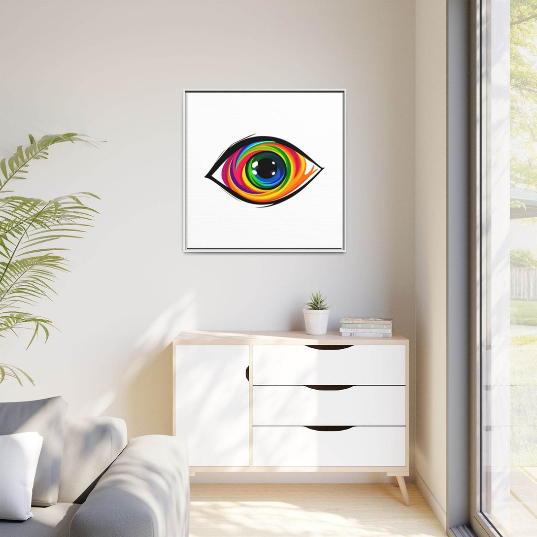 PsEyeGo 1 – Vortex Vision on Framed Matte Canvas (Multi-color) - Highdellic
