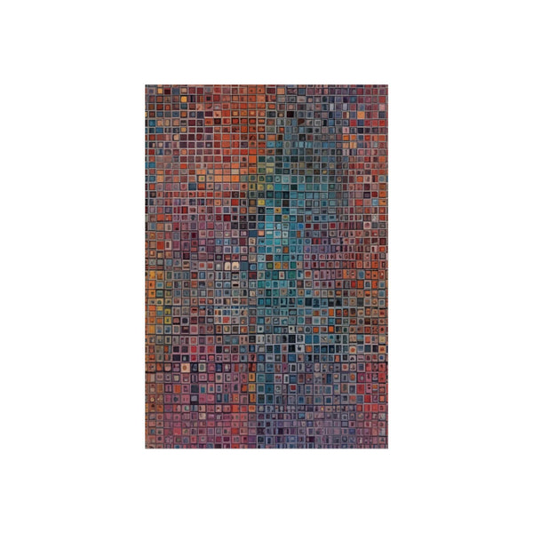 PsEyeCode #2b - Encrypted Echo on Vertical (2:3) Fine Art Poster - Highdellic