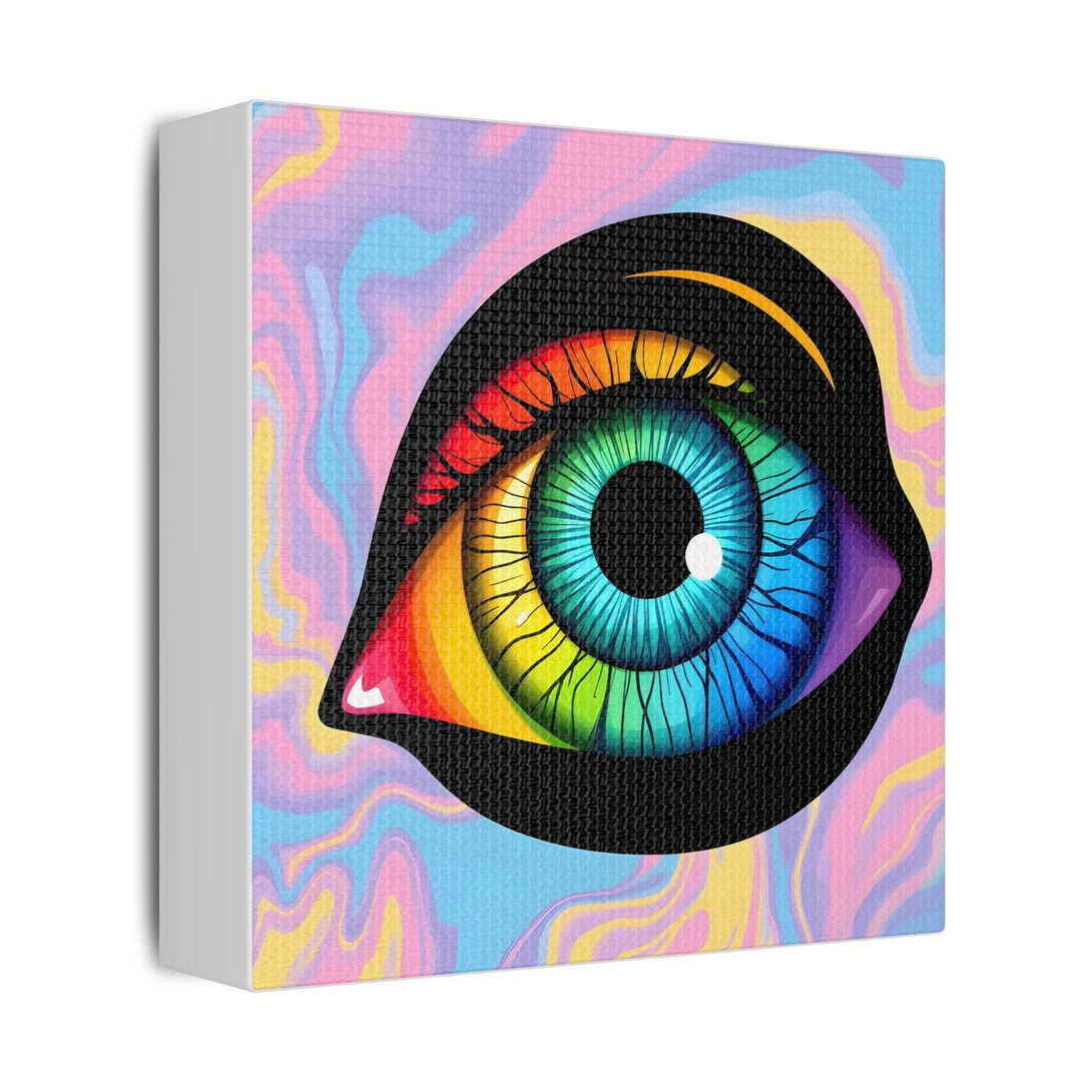 PsEyeFlow 4 - Chromatic Vision. (Satin Canvas, Stretched) - Highdellic