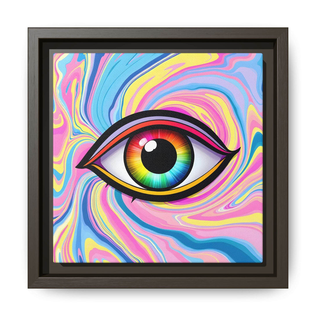 PsEyeFlow #31 - The Kaleidosoul on Framed Matte Canvas - Highdellic