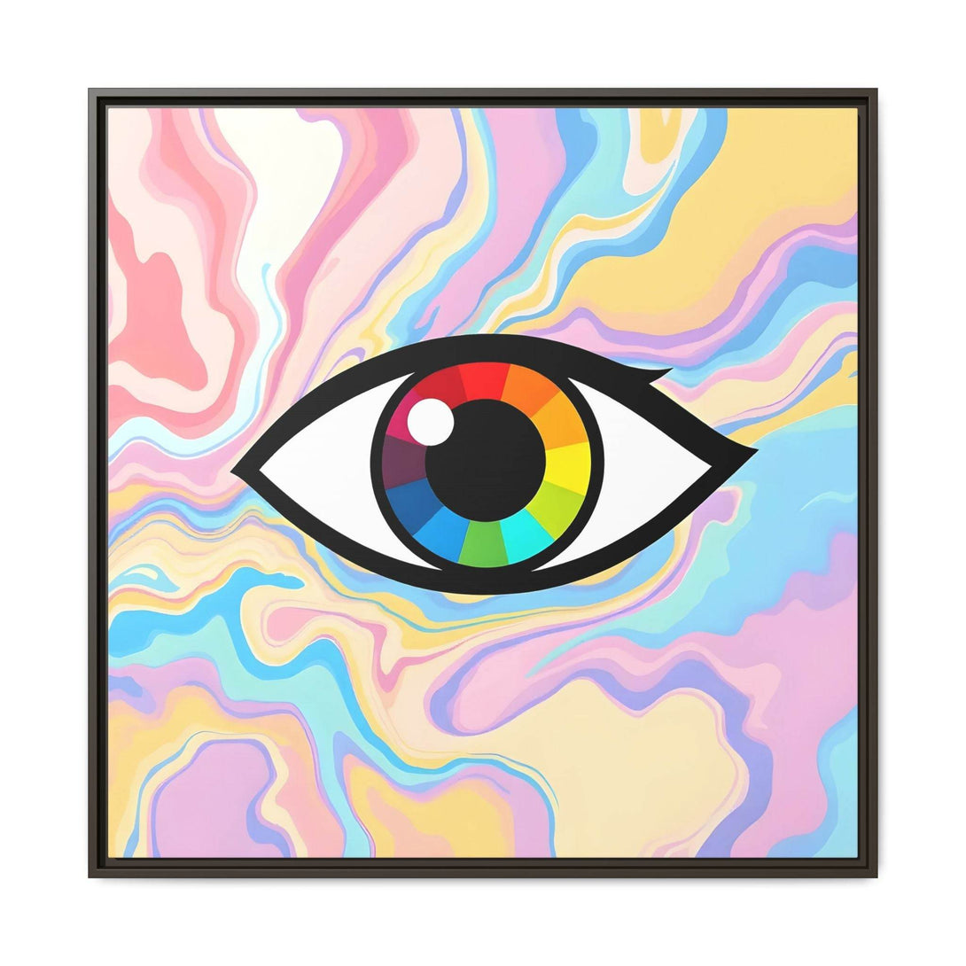 PsEyeFlow #30 - Spectrum Vision (Matte Canvas, Framed (Multi-color)) - Highdellic